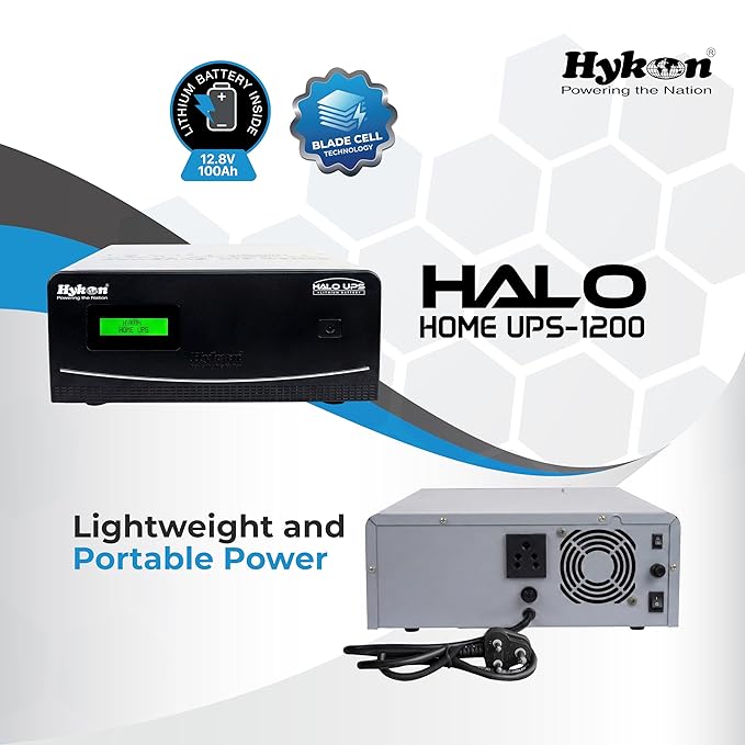 Hykon Halo 1200VA Lithium Inverter - Oxygen The Digital Expert