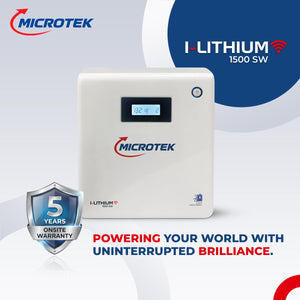 Microtek I-Lithium 1500 SW WiFi Inverter - Oxygen The Digital Expert