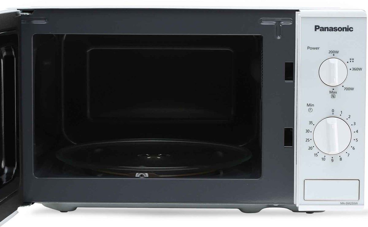 Panasonic 20L Solo Microwave Oven(NN-SM255WFDG,White)