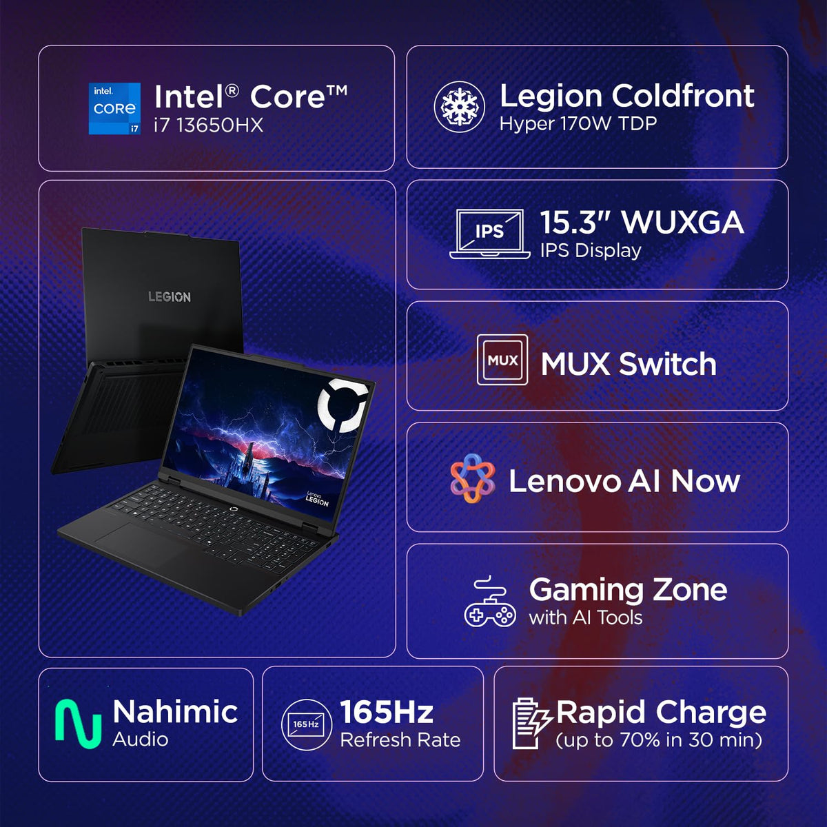 Lenovo Legion 5 i7-13650HX RTX5050 16GB/512GB - Oxygen The Digital Expert