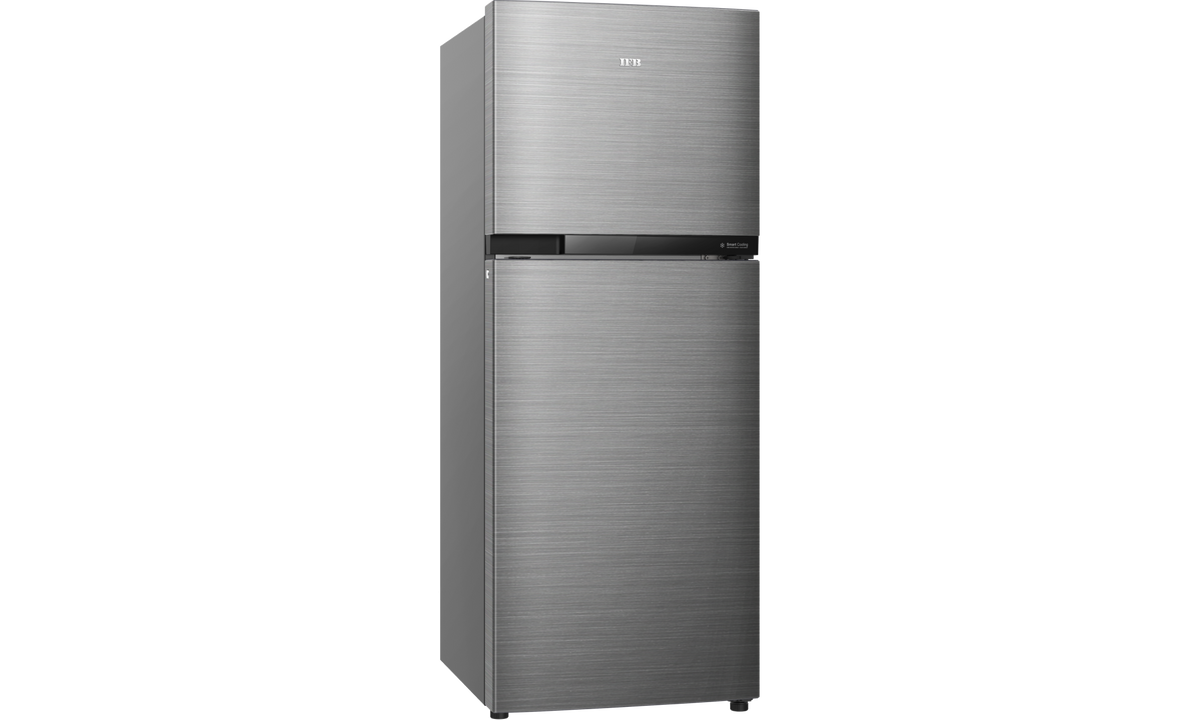 IFB Eco-Cool IFBFF-291AIBS 241L Frost Free Double Door Refrigerator with Inverter Compressor, Toughened Glass Shelves, Brush Steel
