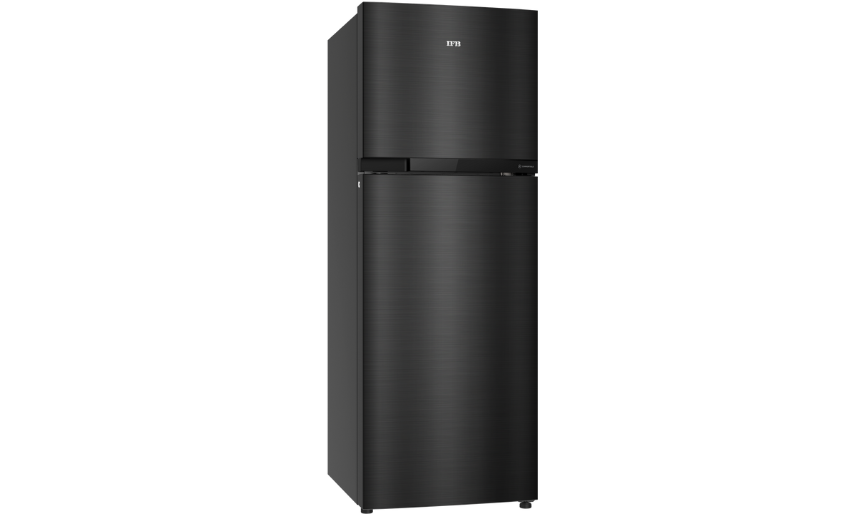 IFBFF-315BIKSTM 265 L 2 Star Double Door Frost Free Refrigerator Metal Black