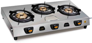 V GUARD:GAS STOVE:SPLENDID 3B SS GAS STOVE