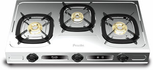PREETHI:GAS STOVE:GLORY PLUS 3 BURNER