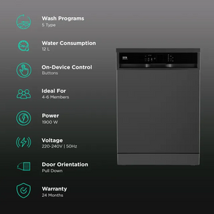 IFB:DISH WASHER:NEPTUNE VX14 14 PLACE SILVER