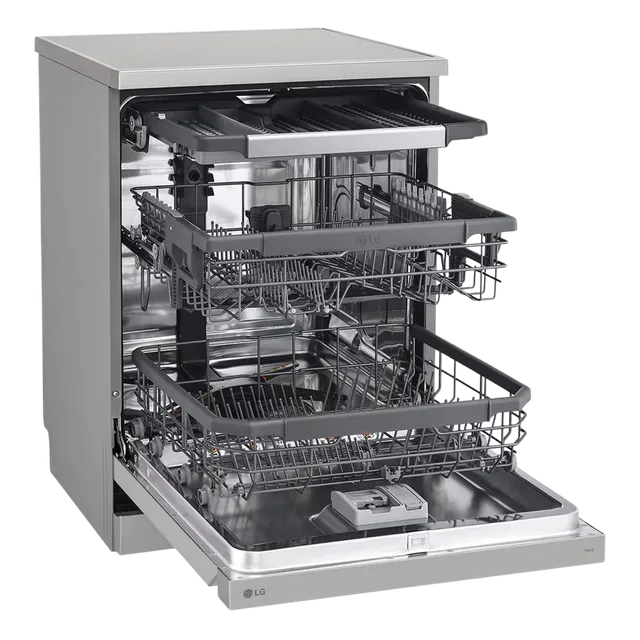 LG:DISH WASHER:DFB435FV.APYPEIL 15 PLACE PRIME SILVER