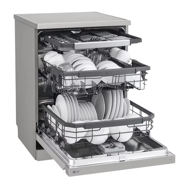 LG:DISH WASHER:DFB435FV.APYPEIL 15 PLACE PRIME SILVER