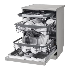LG:DISH WASHER:DFB435FV.APYPEIL 15 PLACE PRIME SILVER