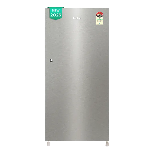 HAIER:REFRIGERATOR:HRD-2105BNSA-P 190 LTR NICKEL STEEL