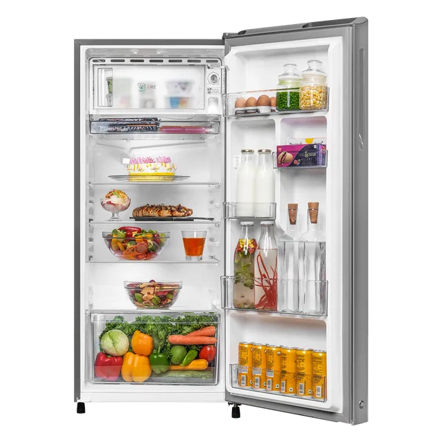 HAIER:REFRIGERATOR:HRD-2105BNSA-P 190 LTR NICKEL STEEL