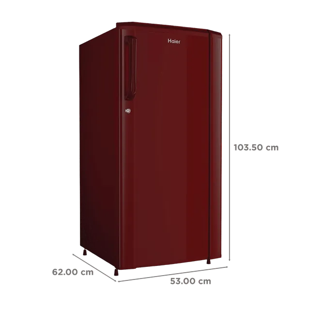HAIER:REFRIGERATOR:HRD-1851BBRA-P DC 165LTR 1STAR RED MONO