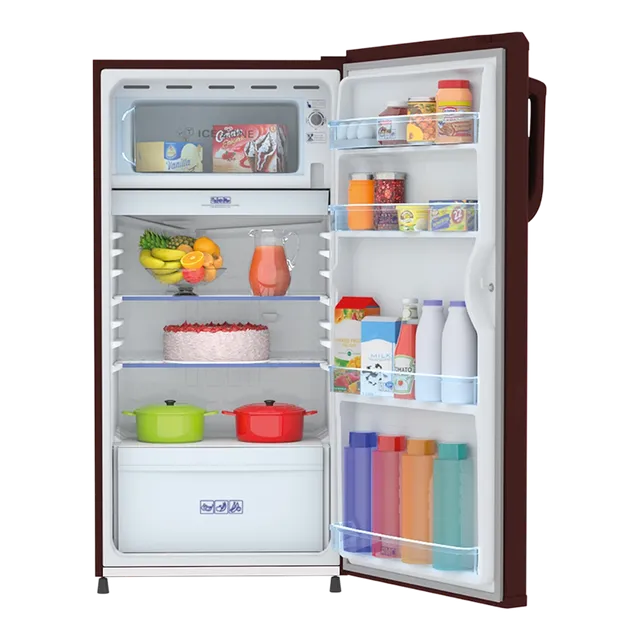 HAIER:REFRIGERATOR:HRD-1851BBRA-P DC 165LTR 1STAR RED MONO