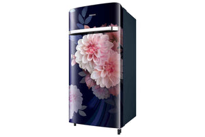 Samsung 189 L Direct Cool Single Door 5 Star Refrigerator (Begonia Blue, RR21H2G25BB/HL)