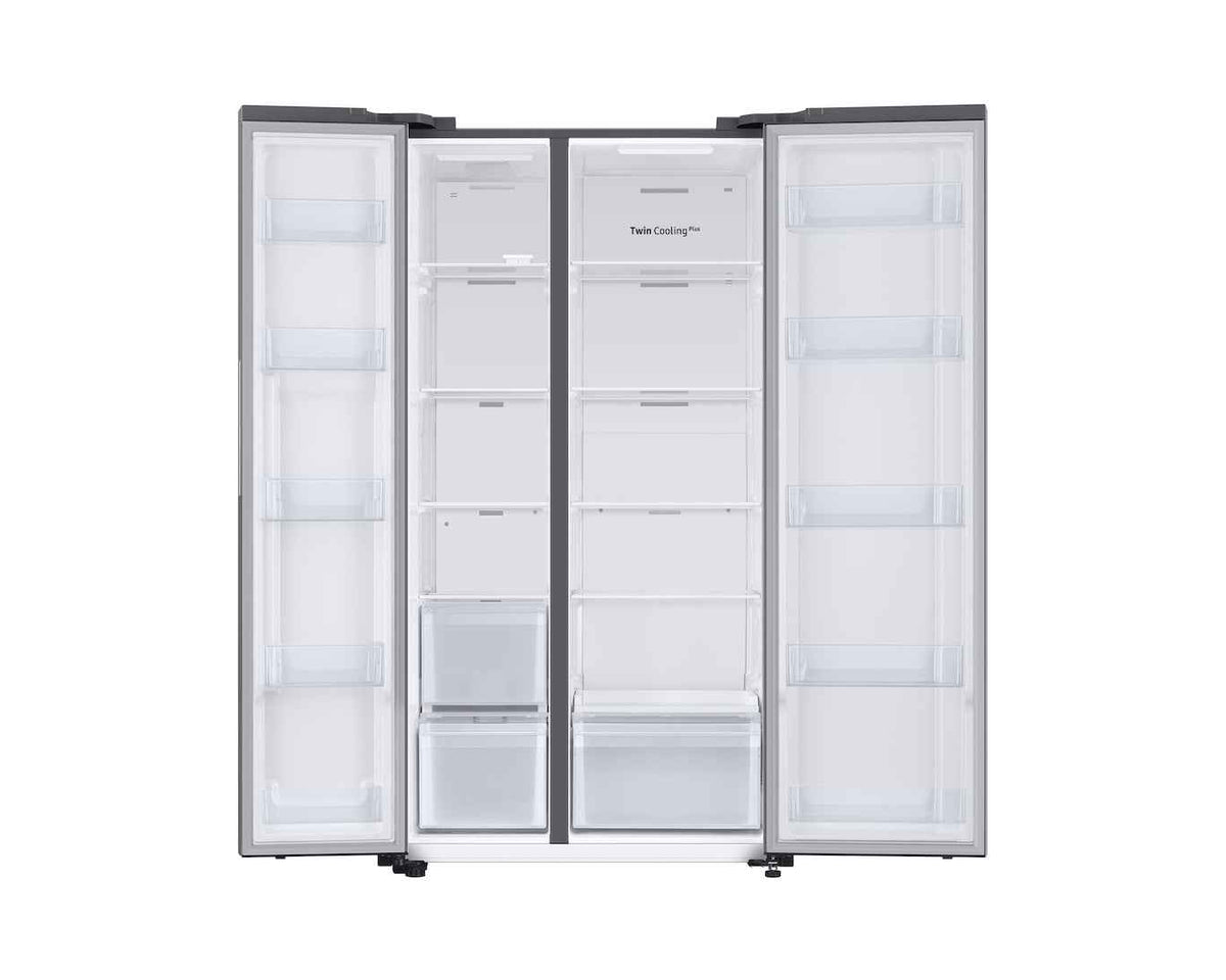 Samsung 643 L Frost Free Side by Side 2 Star Convertible Refrigerator (Refined Inox, RS76CG80X0S9HL/2024)