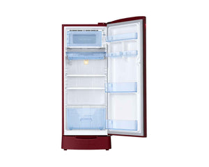 Samsung 183 L, 3 Star, Digital Inverter, Direct-Cool Single Door Refrigerator (RR20H2823RZ/NL, Midnight Blossom Red, Base Stand Drawer, Single Touch Defrost, 2026 Model)