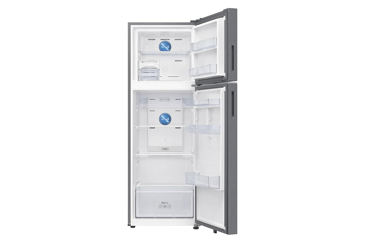 Samsung 330 L Frost Free Double Door Top Mount 2 Star Refrigerator (Luxe Black, RT34HG5A42BXHL) - Oxygen The Digital Expert