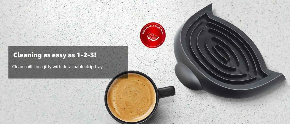 Morphy Richards Europa Xpresso 4 Cups Coffee Maker (Matte Black)