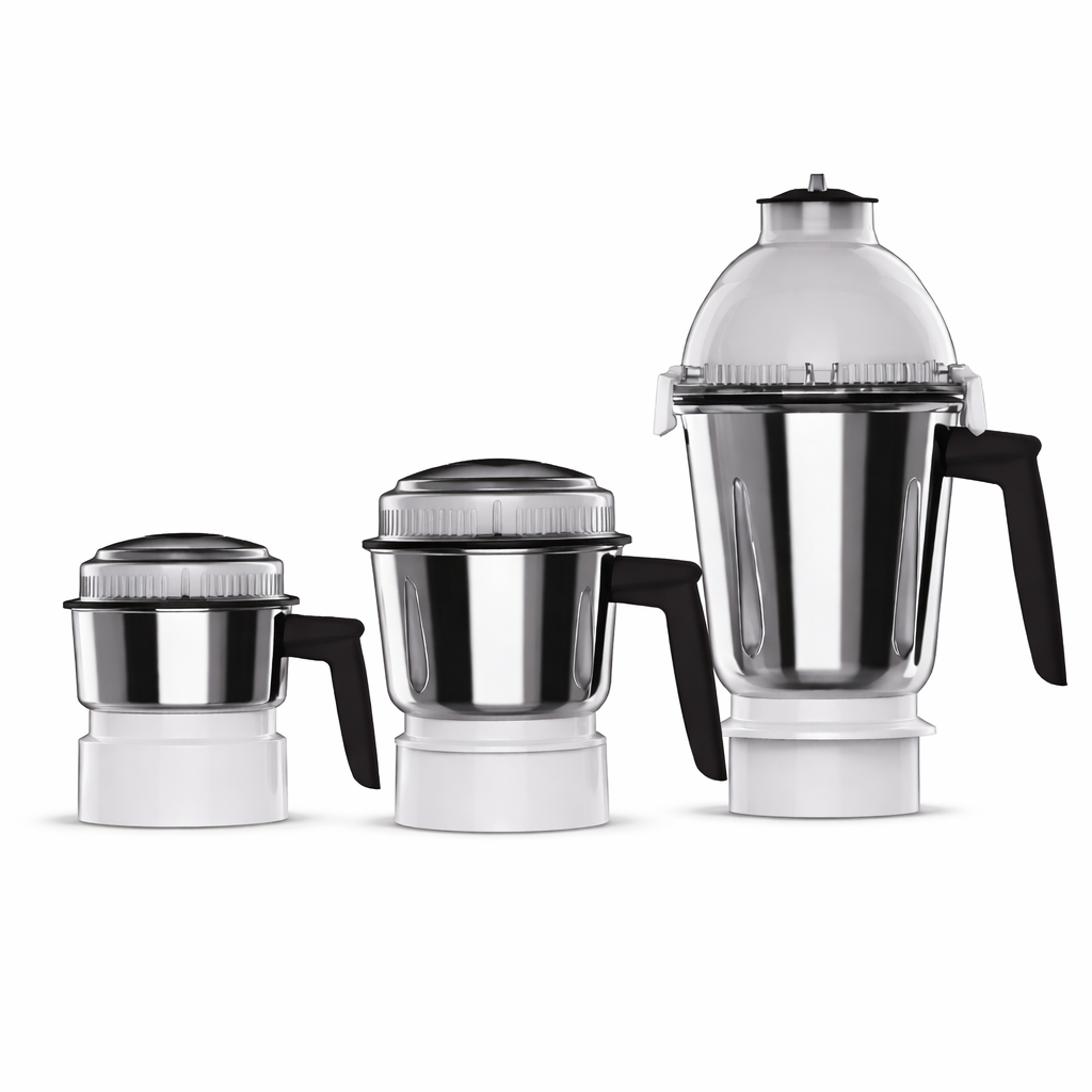 V-Guard Voinic Mixer Grinder, 1000W Heavy Duty Copper Motor, 3 Jars, 110 Minutes Continuous Operation, 2 Year Warranty