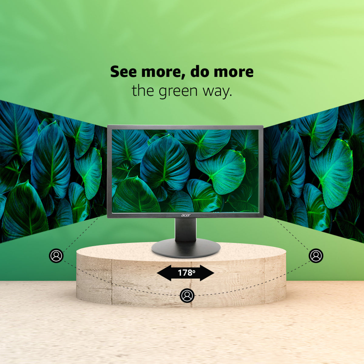 Acer UM.IE0SI.001 K202Q 20"VGA HD+ TN Monitor 75Hz - Oxygen The Digital Expert