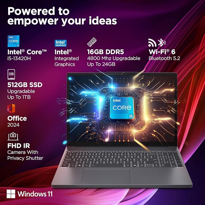 Lenovo IdeaPad Slim 3 83K101JDIN I5-13420H 16GB 512GB - Oxygen The Digital Expert