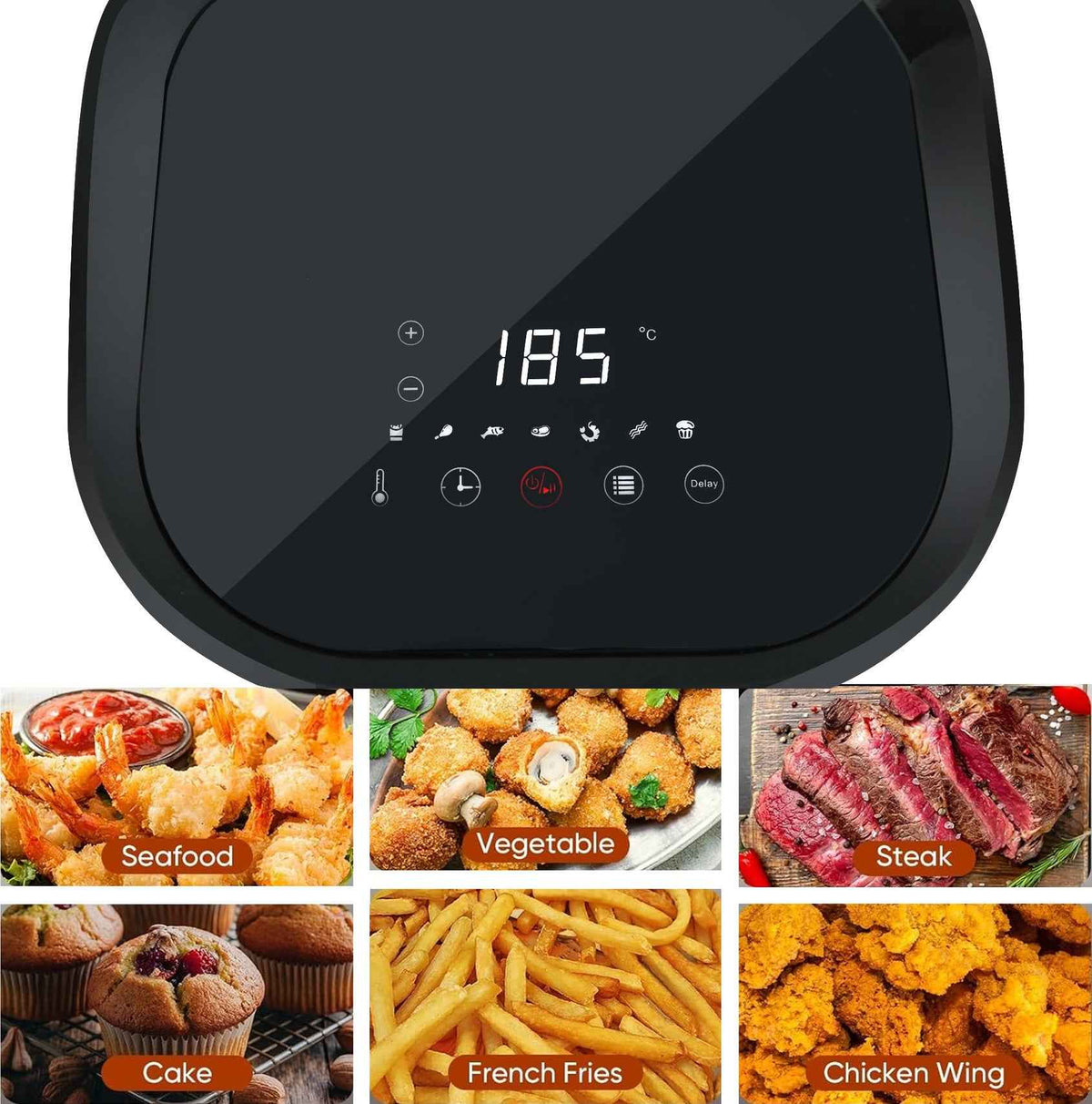 AEROFRY420DM Frying Machine,1500W,Adjustable Temperature,Nonstick, Multi Cooking Air Fryer (4.2 L)