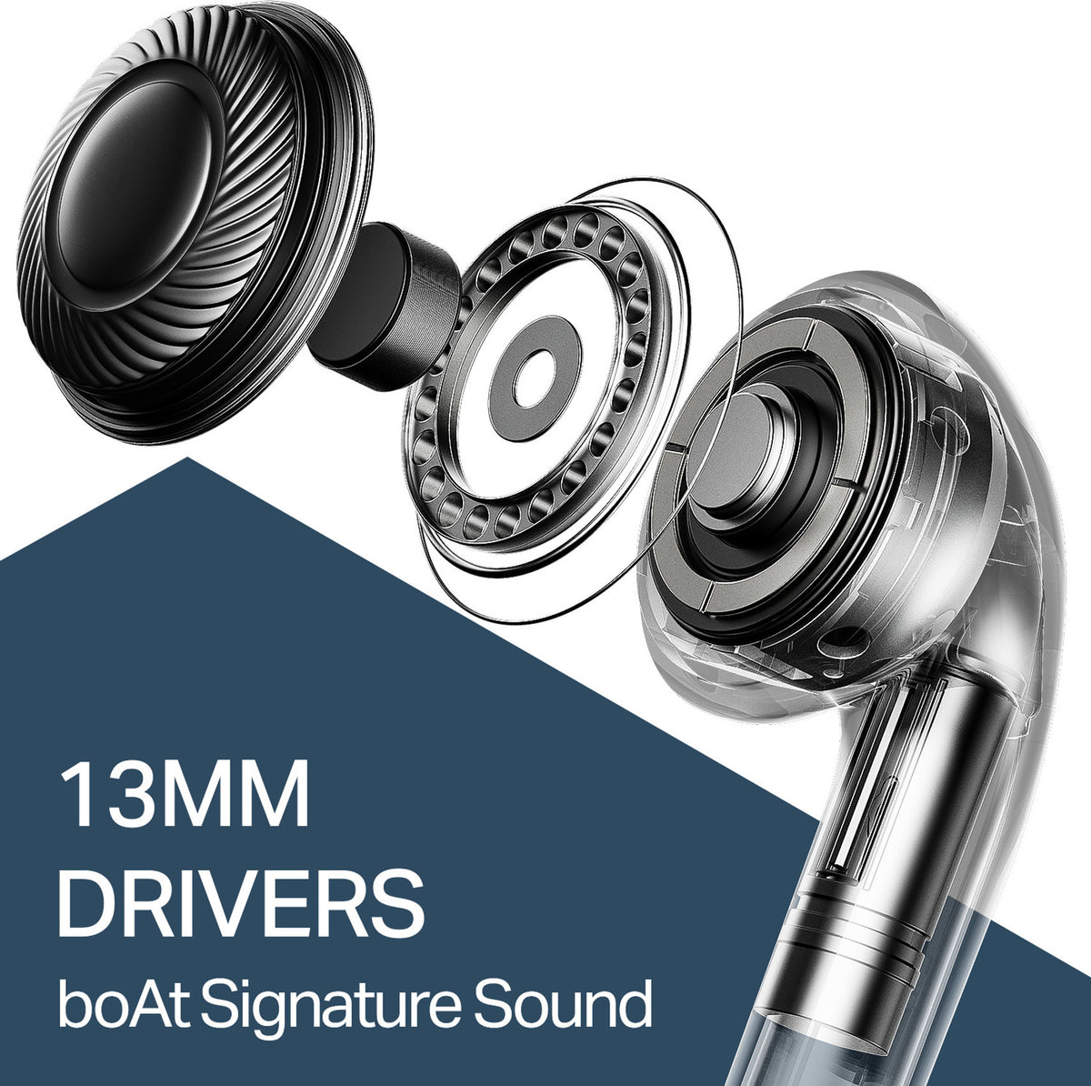 boAt Airdopes Beat/ENX/35 HRS TWS Earbuds - Black - Oxygen The Digital Expert