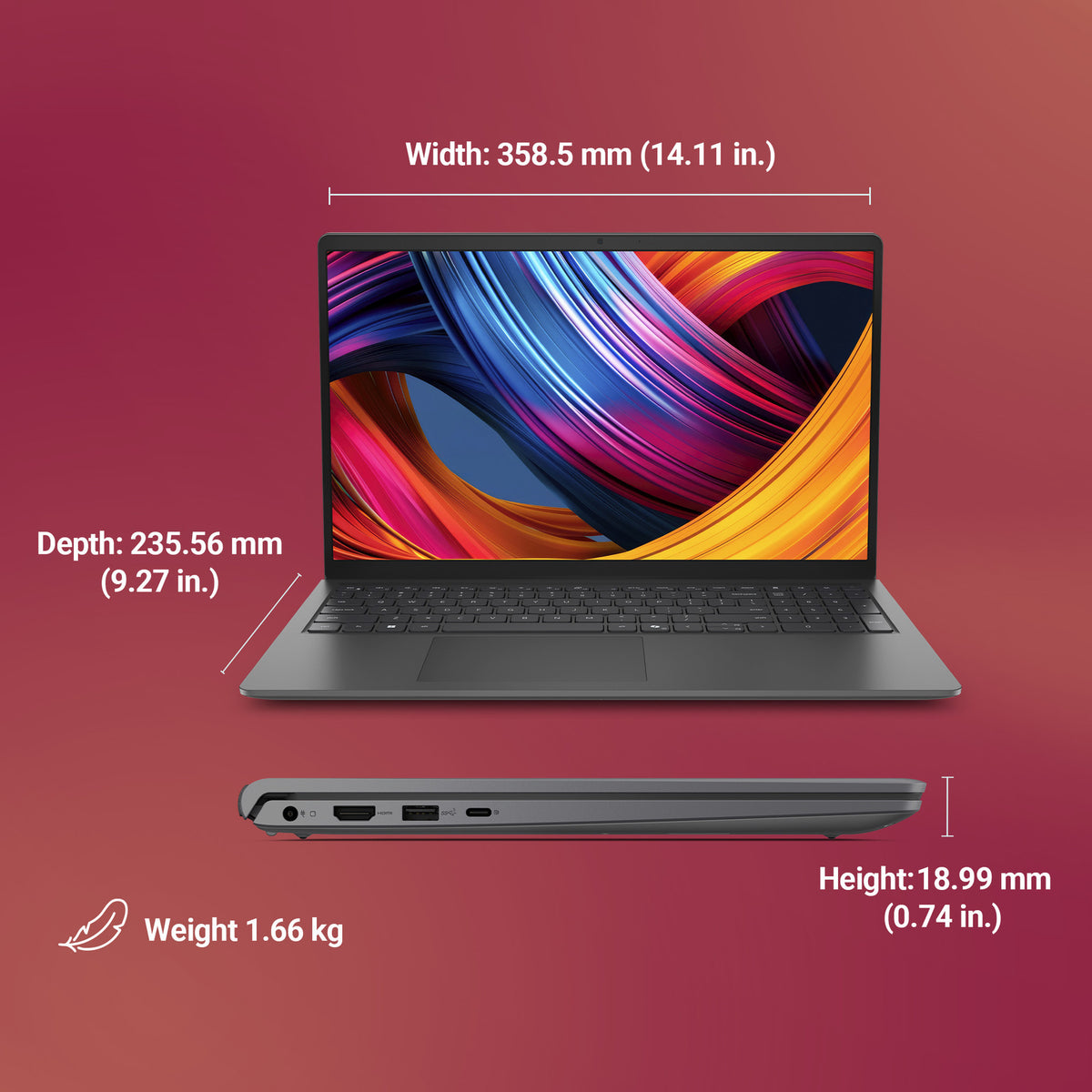 Dell 15 Core Ultra 5 225H 8GB/512GB - Oxygen The Digital Expert