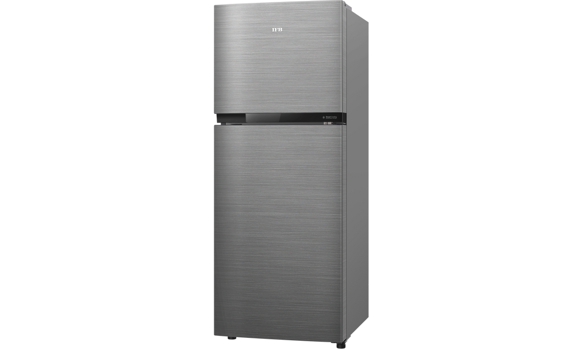 IFB Eco-Cool IFBFF-291AIBS 241L Frost Free Double Door Refrigerator with Inverter Compressor, Toughened Glass Shelves, Brush Steel