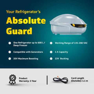 V GUARD:STABILIZER:VG 100 (up to 600 ltr ref + deep freezer )
