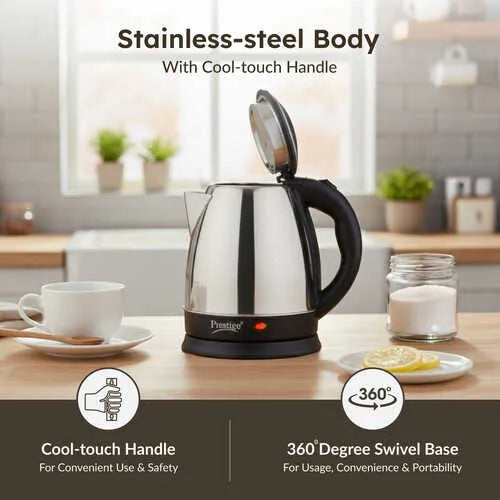 PRESTIGE:ELECTRIC KETTLE:PKOSS1.5L STAINLESS STEAL (41587)