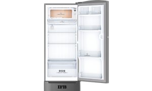 IFB 187 Litres 3 Star Direct Cool Refrigerator with Fast Ice, Anti Bacterial Gasket (IFBDC-213CIBSD, Grey Hairline)