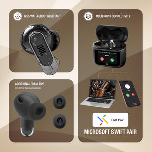 JBL Tour Pro 3 ANC TWS - Black - Oxygen The Digital Expert