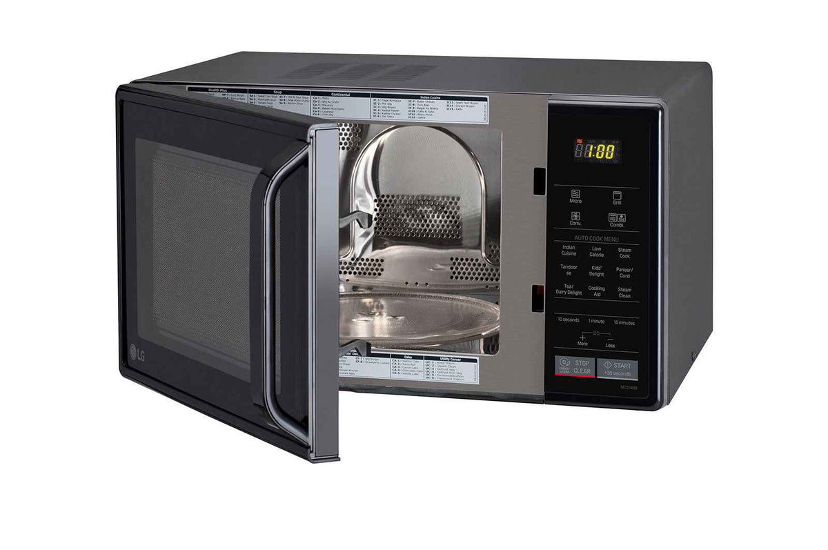 LG 21 L All In One Convection Microwave Oven (MC2146BL, Black)