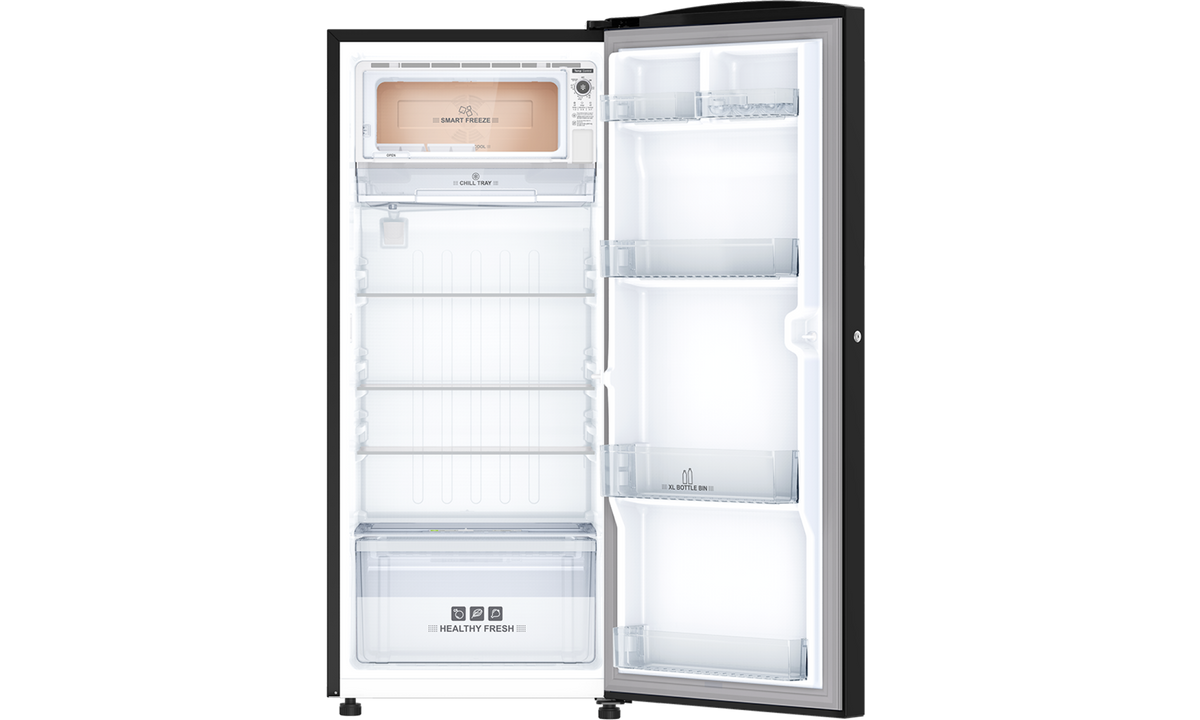 IFB Advance-Cool IFBDC-223EIKS 197L Direct Cool Single Door Refrigerator with Inverter Compressor, Metal Black