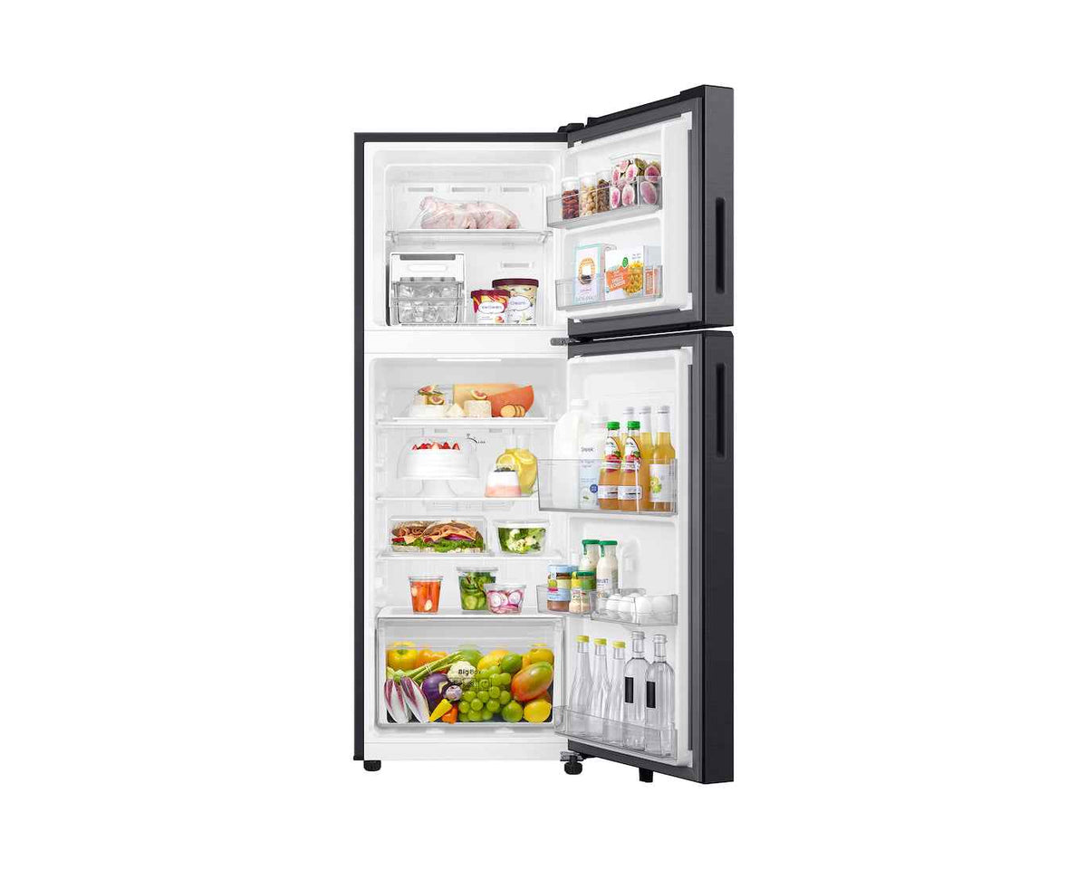 Samsung 236 L Frost Free Double Door Top Mount 3 Star Refrigerator (Black, RT40H28W3KHL)