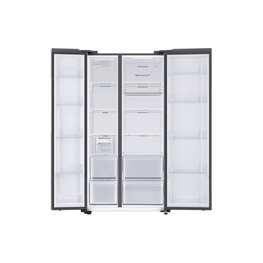 Samsung 653 L Frost Free Side by Side 3 Star Convertible Refrigerator (Glam Deep Charcoal Black, RS76CB81A333HL) - Oxygen The Digital Expert