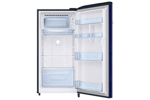 Samsung 189 L Direct Cool Single Door 5 Star Refrigerator (Begonia Blue, RR21H2G25BB/HL)