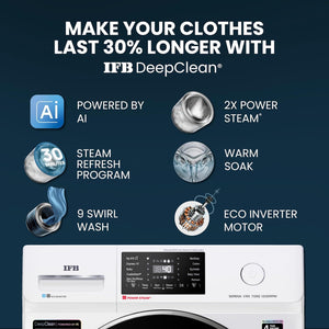 IFB Serena MBN 7012 CMS 7KG Front Load Washing Machine Black - Oxygen The Digital Expert