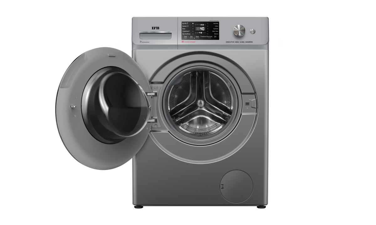 IFB Executive MSN 9014K 9KG Front Load Washing Machine Silver - Oxygen The Digital Expert