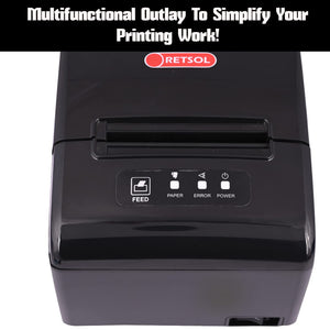 RETSOL RPT-82U Thermal Receipt Printer