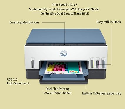HP Smart Tank 675 WiFi Ink Tank Printer - Oxygen The Digital Expert