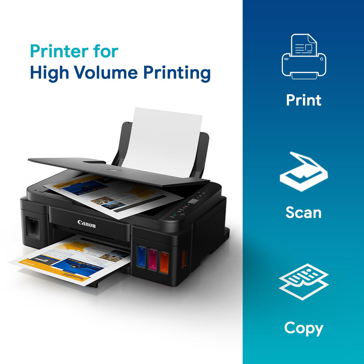 Canon PIXMA G2012 MegaTank Color Ink Tank Printer - Oxygen The Digital Expert