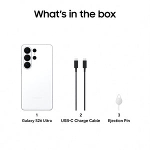 Samsung Galaxy S26 Ultra 5G (White, 256 GB) (12 GB RAM) - Oxygen The Digital Expert