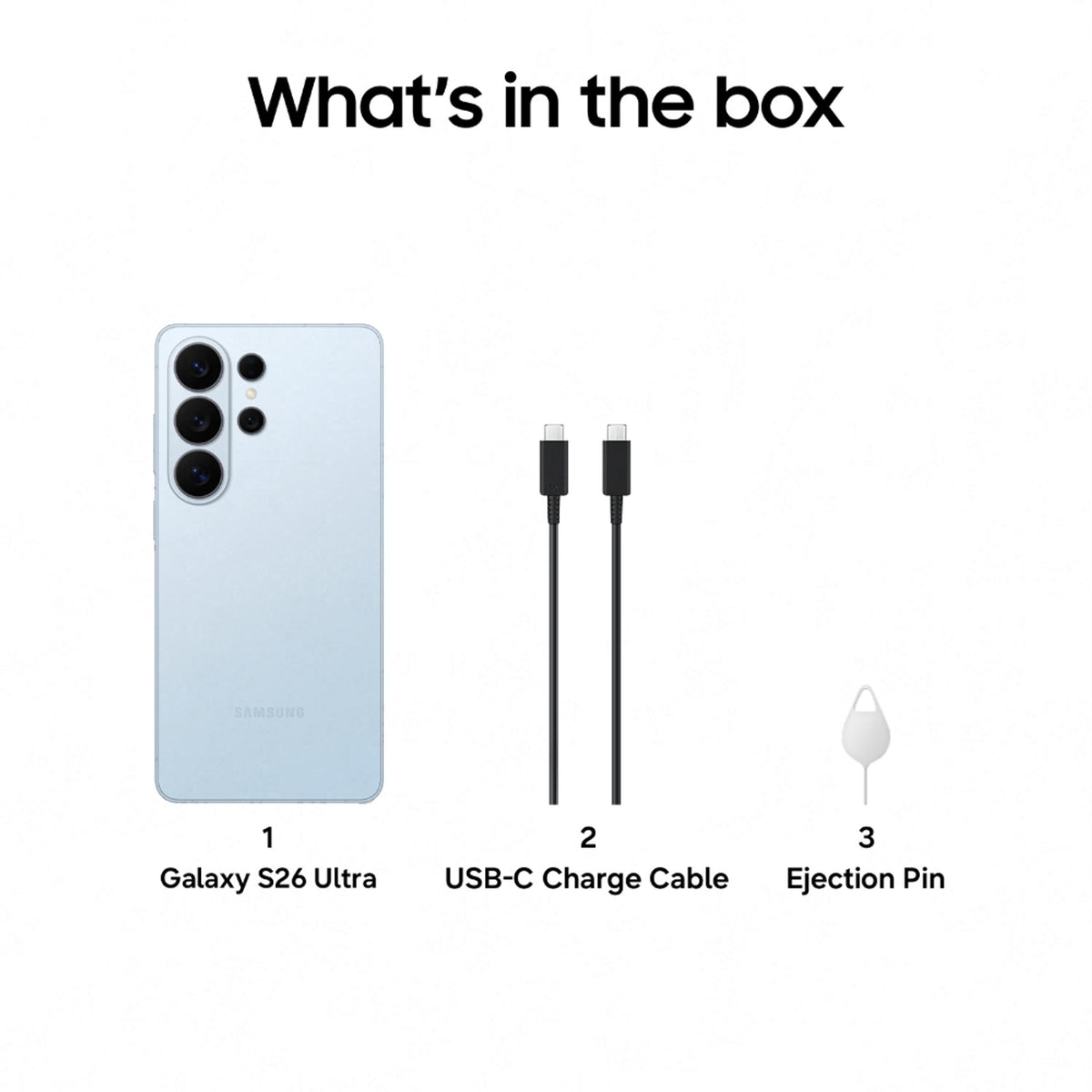 Samsung Galaxy S26 Ultra 5G (Sky Blue, 512 GB) (12 GB RAM) - Oxygen The Digital Expert