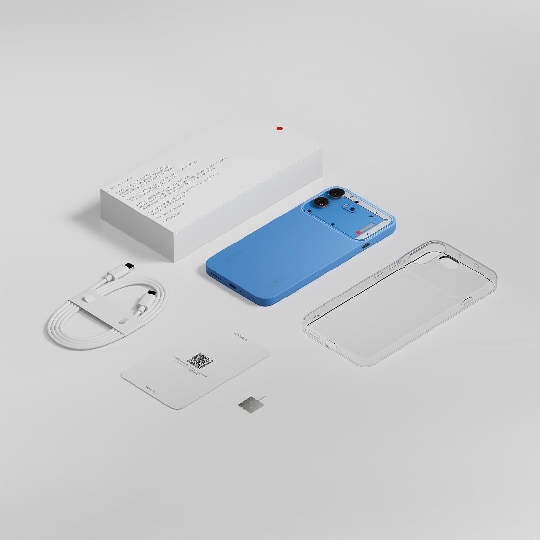 NOTHING:SMART PHONES:PHONE 4B 8/128GB BLUE