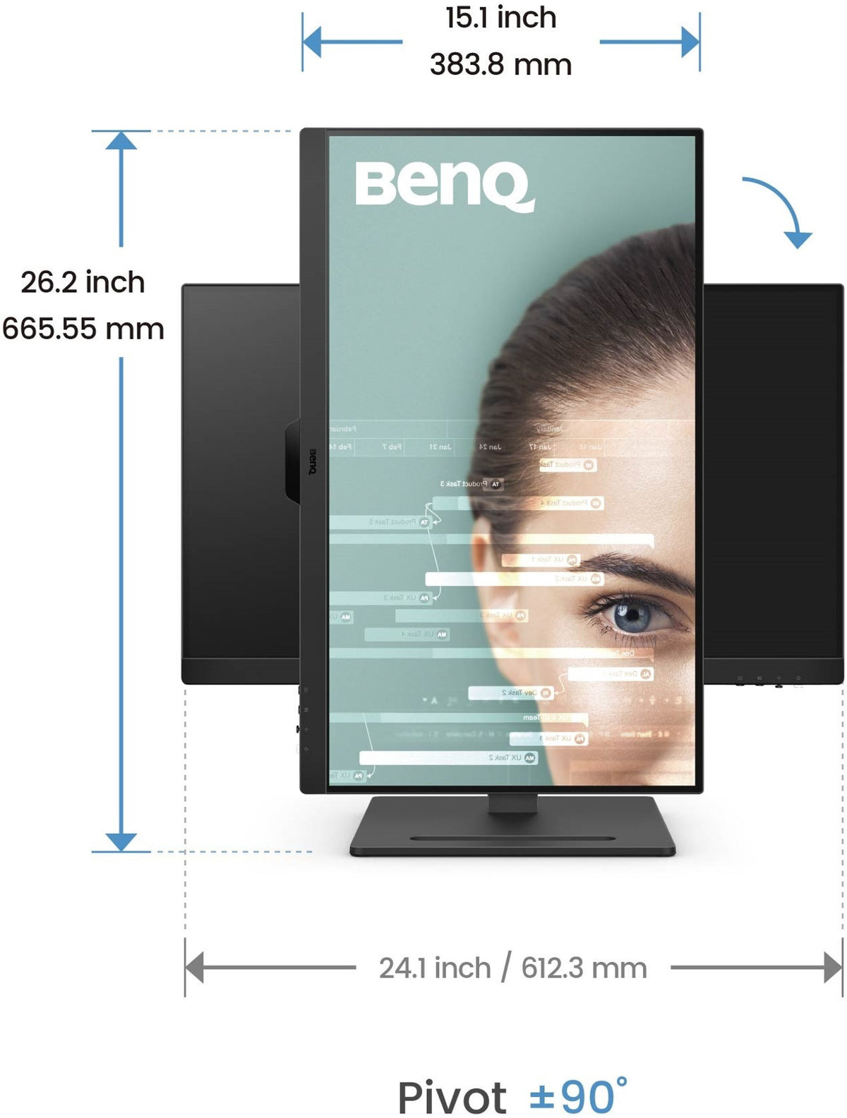 BenQ GW2790T 27" FHD IPS BORDERLESS HDMI *2 DP SPEAKER Monitor 100Hz - Oxygen The Digital Expert