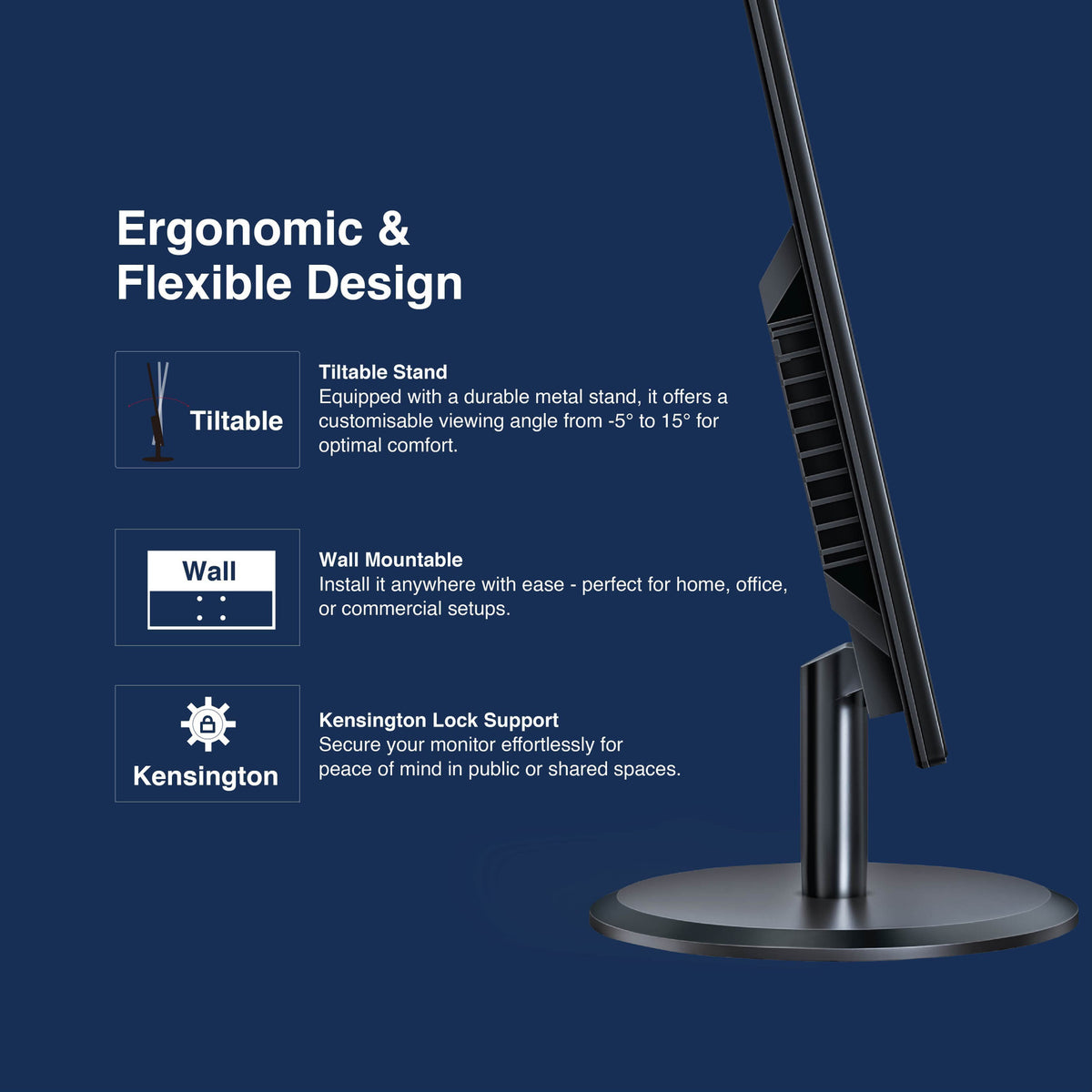 FINGERS Satin-1957 20" HD+ TN Monitor 75Hz - Oxygen The Digital Expert