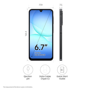 Samsung Galaxy A17 5G Without Adapter (Black, 128 GB) (8 GB RAM)