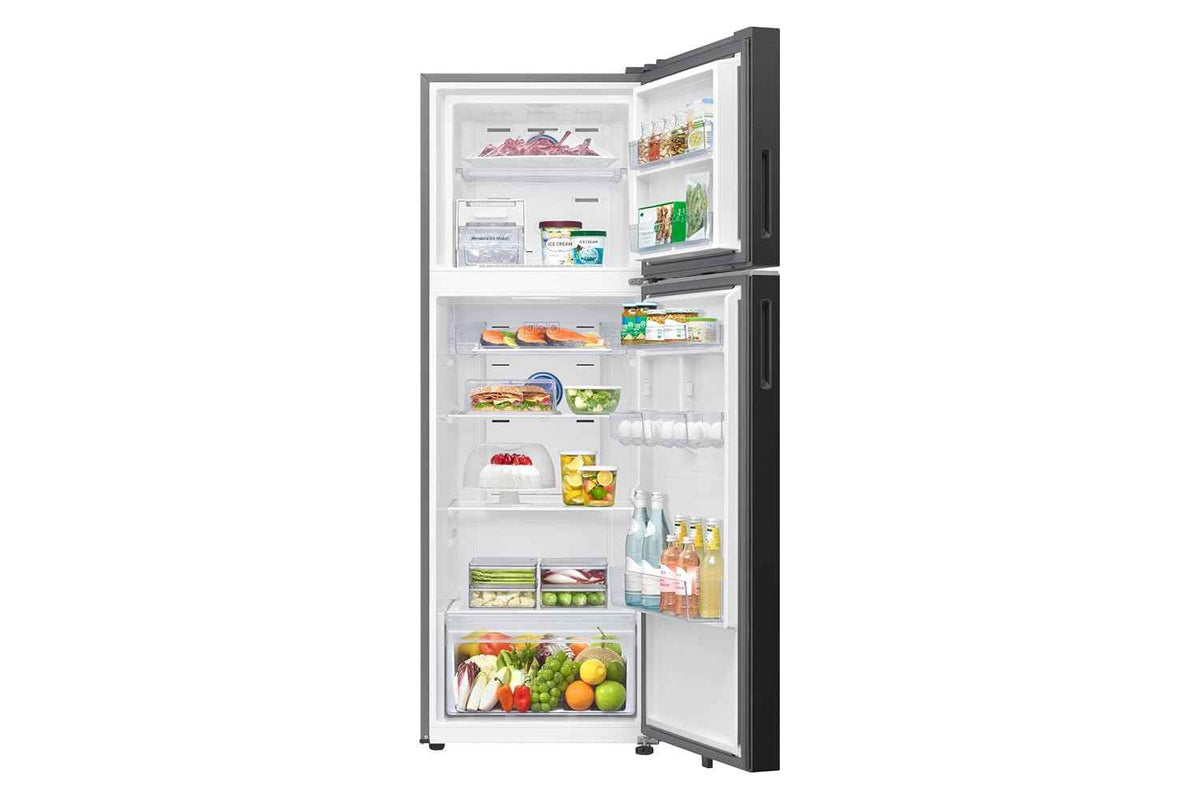 Samsung 256 L Frost Free Double Door 2 Star Refrigerator (Luxe Black, RT40H30W2KHL)