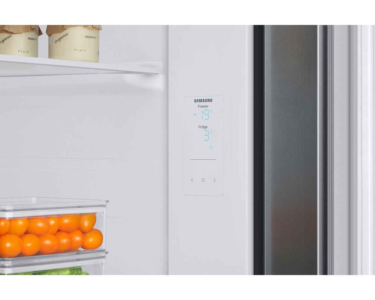 Samsung 643 L Frost Free Side by Side 2 Star Convertible Refrigerator (Refined Inox, RS76CG80X0S9HL/2024)